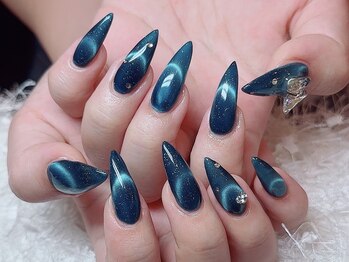 レアネイル 新宿(le'a nail)/マグネットフレンチネイル