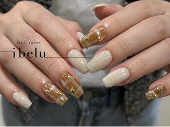 イベル 神戸三宮店(ibelu)の写真/人気ネイリストによる最旬サンプル☆周りと差が付く仕上がりに感動！自爪に負担をかけないフィルイン可能♪