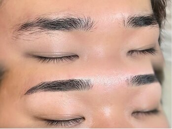 メンズ眉毛サロンUnknown. 姫路店【メンズ眉毛/アイブロウ/眉毛パーマ/メンズ眉】/メンズ眉毛パーマ HBL