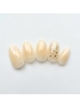 アルセア 上野御徒町店(Alcea)/チークネイル　ラメ　ホログラム