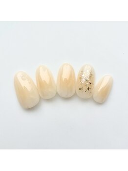 アルセア 上野御徒町店(Alcea)/チークネイル　ラメ　ホログラム