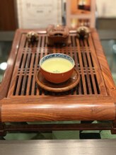 こだわりのそば茶サービス