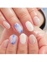 たゆ ネイル(たゆnail)/ブルーアートネイル☆
