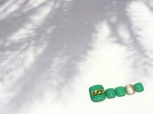 ツメトトノウ/9700円トレンド緑ネイル（暮石）