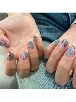 マッシュ abeno店(MASHU)/パイソン風ネイル