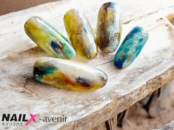 ネイリックス アヴェニール(NAILX avenir)/寒色系繊細ニュアンス