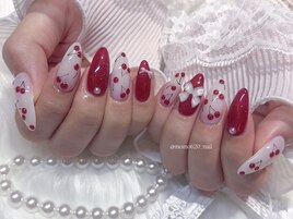 さくらんぼネイル＊momoka