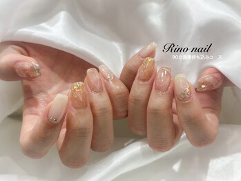 リノ ネイル(Rino nail)/秋のヨーロピアンネイル 70927