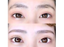 アイブロウ／眉毛／まつげパーマ／パリジェンヌ／まつ毛／間引き