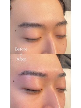 眉毛男子 新宿店/Before/After