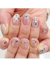 アイラッシュアンドネイル専門店 クラル(CURAR)/シェルネイル￥7980