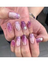 トータルサロン 白べぇーっ プラス/☆パープルネイル☆