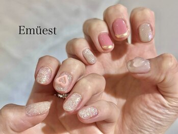 ネイル エミュスト(Nail Emuest)/非対称ネイル/ニュアンス/Mai