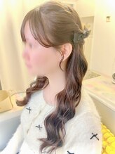 アルム(ALEUM.)/韓国系ハーフアップ