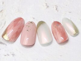 ピンクニュアンスネイル