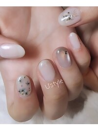 押し花ネイル