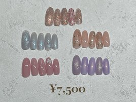 定額デザインネイル7500円
