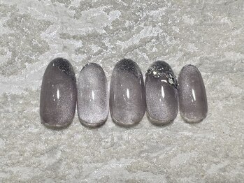 ネイルサロン メイプル(Nail Salon maple)/シルバーフレンチ
