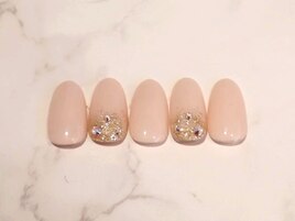 ラメとストーンでゴージャスに☆