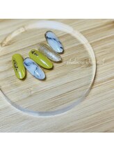 ファレノホワイト/定額ネイルデザイン/フィルイン