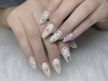 ネイルズバー 新宿店(Nails Bar)/クリームエレガンスネイル