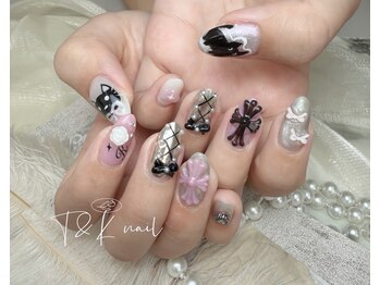 ティーアンドケー ネイル(T&K nail)の写真/《パーツ/デザイン画像持込OK◎》お友達と差をつけたい!とにかく派手にしたい!キラキラ好き大歓迎☆