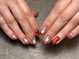べっ甲×ボルドーフレンチ