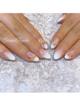 王道！白グラデーション♪