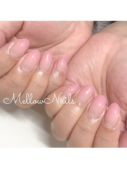 メロウ/ピンク★グラデーションネイル