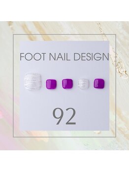 はあとねいる 東武宇都宮駅前店/Foot nail design 92