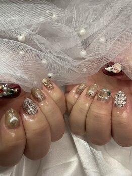 クリスマスネイル