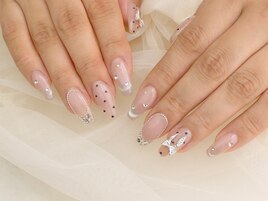 ワンホン・ハートドットネイル