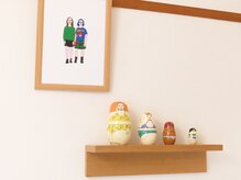 ムーラッシュ(moulash)の雰囲気(部屋の中にもおもしろかわいいインテリが所々にあります♪)