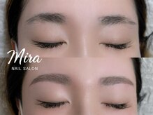 nail&eyebrow Mira【ワンカラー/マグネット/アイブロウ/眉毛】の雰囲気(眉ワックス×垢抜け眉)