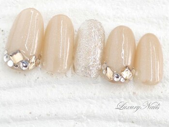 ラグジュアリーネイルズ カワグチ(Luxury Nails Kawaguchi)/キラキラ*ビジューNail