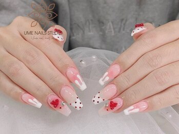 ウメネイルスタジオ(UME NAIL STUDIO)/長さだしやり放題×つけ放題