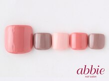 ネイルサロンアビー 北千住店(abbie)/3色フット　￥8690