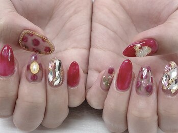 インミニネイルサロン 上野御徒町(INMENE)/ストーンとフルーツ