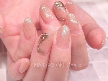 クール(Coeur)/グラデ＆アート￥6720