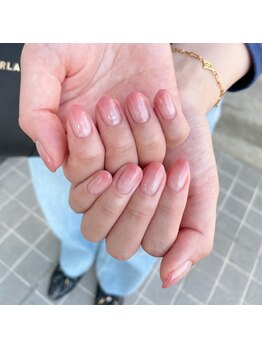 ミントリーフ バイ リート(Mint leaf by Reat)/ピンクグラデーションネイル