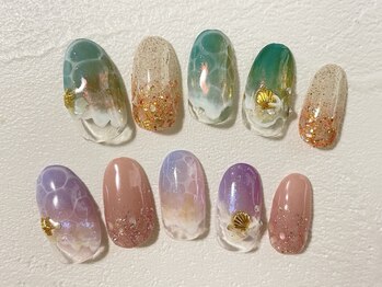 マベル(Ma belle)/7.8月キャンペーンネイル