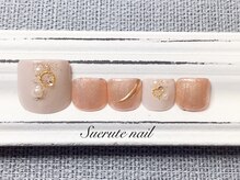 スエルテ ネイルサロン 北千住店/ヌーディパールフット ¥9000