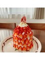 高蔵寺まつげ&nbsp;無印の巨大バームクーヘンでプリンセスケーキを作りました＾＾