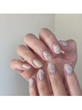 リノ(lino)/透明感アシンメトリーネイル 5/7