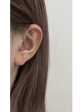 ラブリエ(La Briller)/耳ツボジュエリー（両耳10粒）