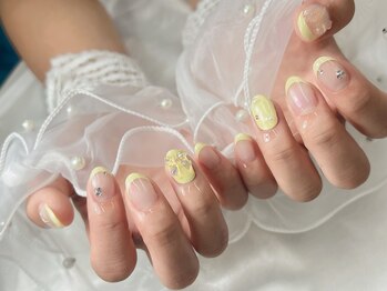 ビジューネイルズ 西川口店(bijou nails)/フレンチ&オーロラネイル