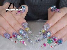 ゼン ネイル デザイン 池袋(ZEN NAIL DESIGN)/* 長 さだしやり放題×つけ放題