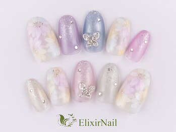 エリクサーネイル 心斎橋(Elixir Nail)の写真/ずっとオフ無料!【ハンド90分内やり放題★デザイン画像持ち込みOK★¥9480】2000種以上のデザインをご用意♪