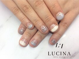 W-762 秋色上品フレンチネイル