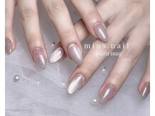 ミンズネイル(minsnail)/マグネット×フラッシュネイル